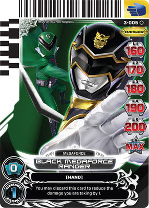 Black Megaforce Ranger 005